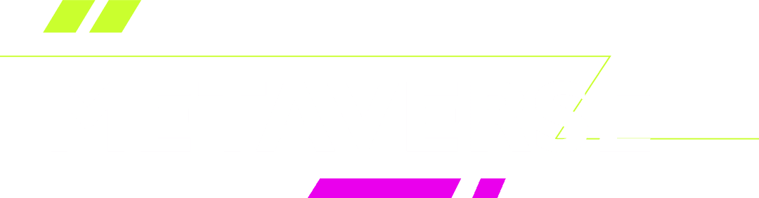 Futuristic Metaverse Concept in Neon Colors on Transparent Background