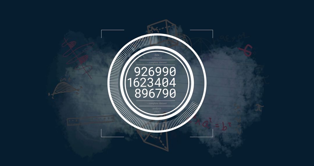 digital data processing visualization with mathematical touches - Free Images, Stock Photos and Pictures on Pikwizard.com