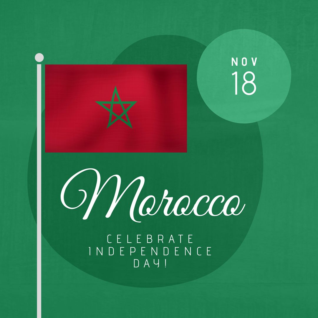 Morocco Independence Day Celebration Background