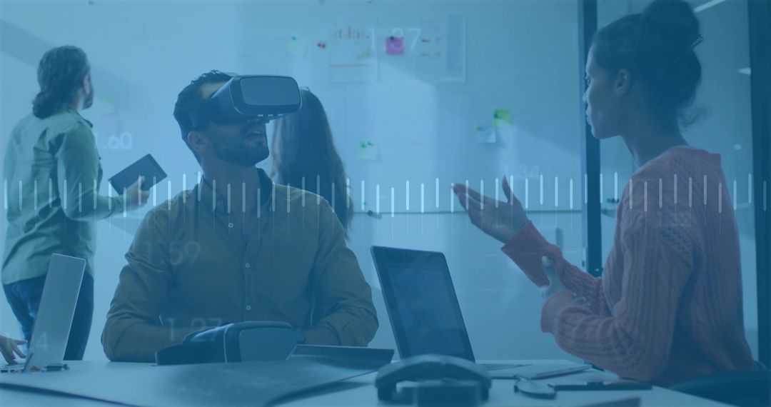 Team Brainstorming with Virtual Reality in Modern Office