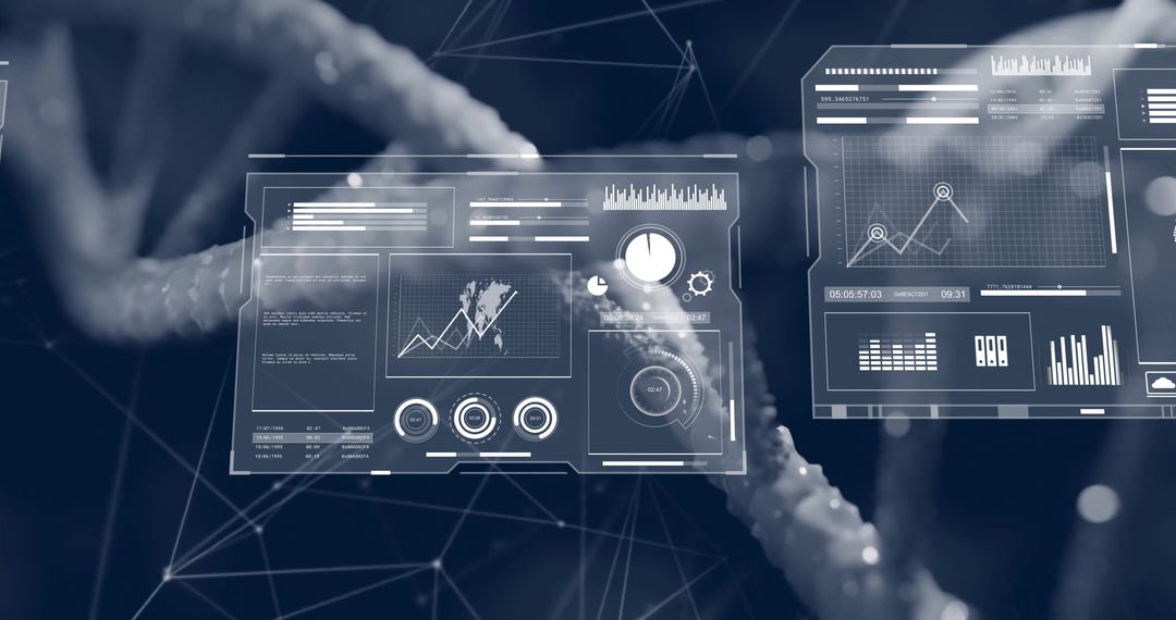 Futuristic DNA Analysis with Digital Data Interfaces