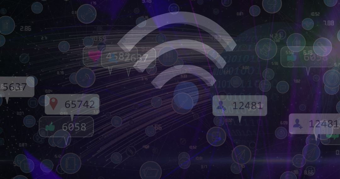 Digital Communication and Social Media Connectivity Concept