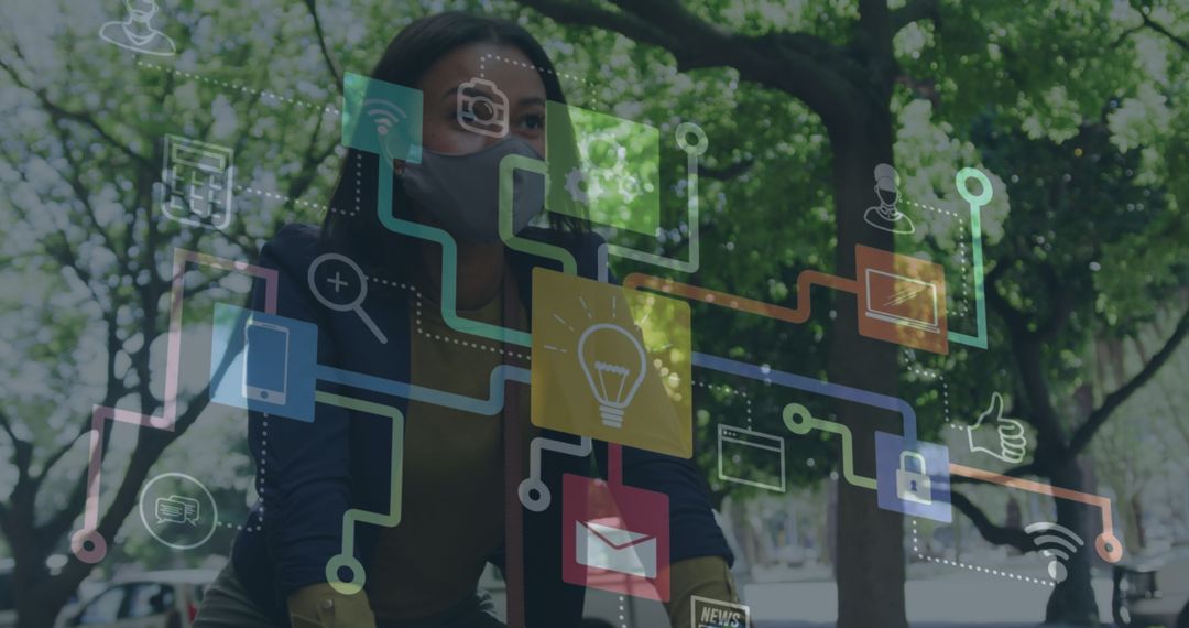 Digital Connectivity While Cycling in Urban Environment