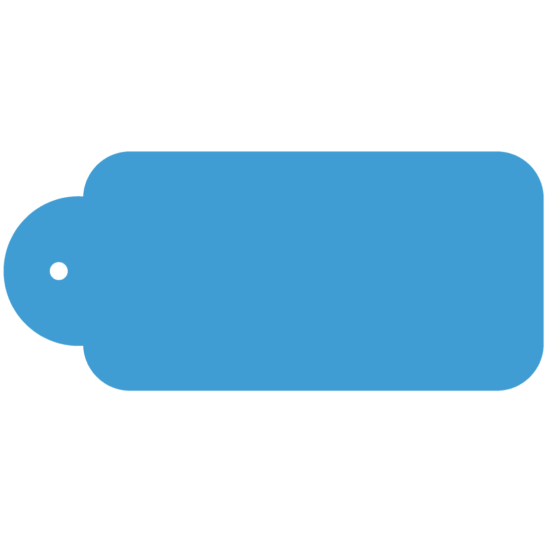 Blue Tag with Copy Space on Transparent Background for Isolated Design Use - Download Free Stock Images Pikwizard.com