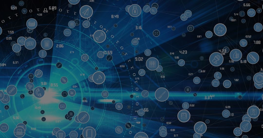 Global Data Networks, Connections Over Virtual Interfaces - Free Images, Stock Photos and Pictures on Pikwizard.com