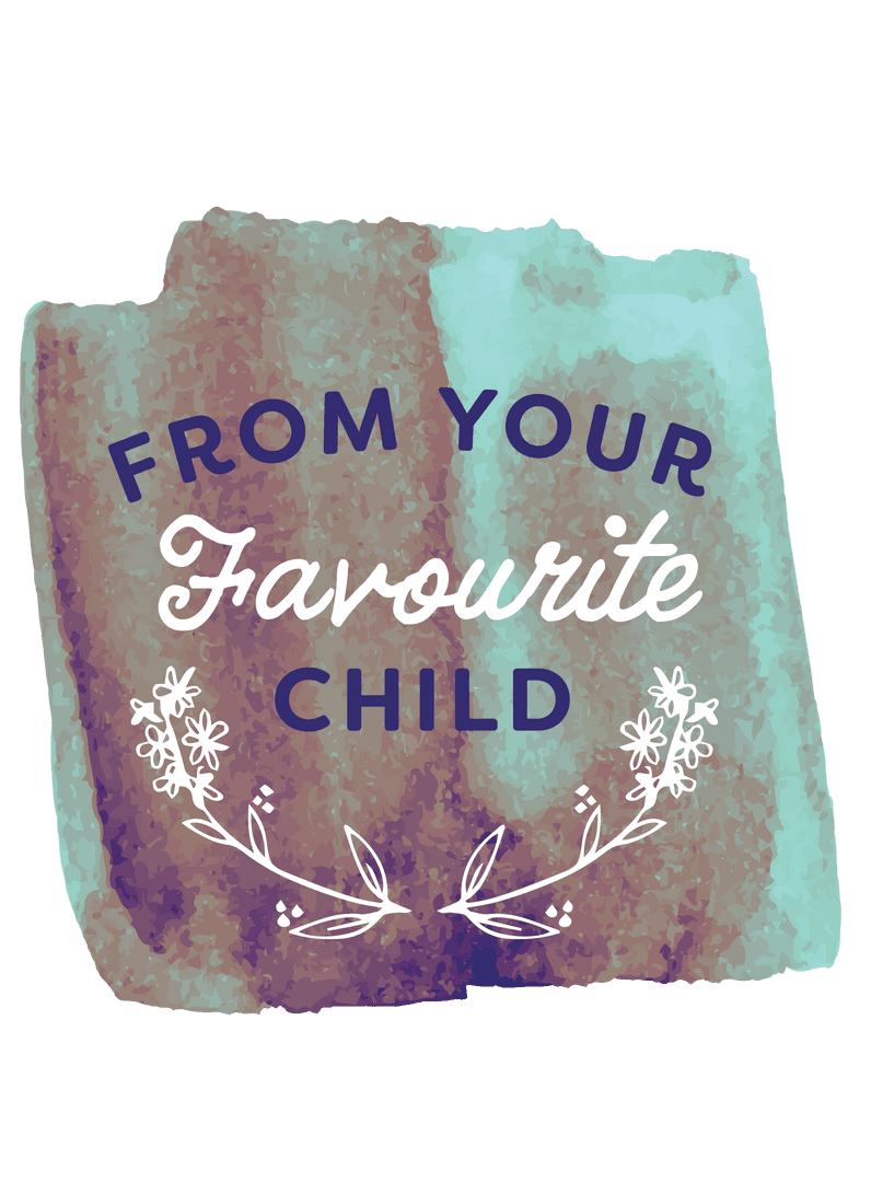 Transparent digital art text art - from your favourite child