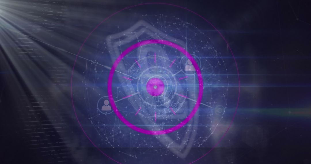 Digital Connectivity and Security Network Concept