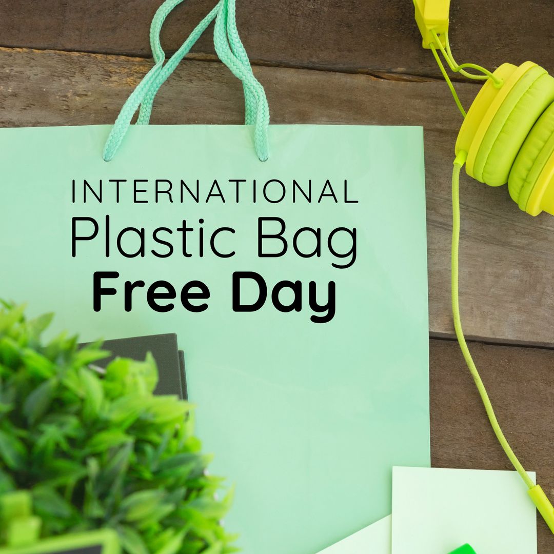 International Plastic Bag Free Day Environmental Awareness Concept