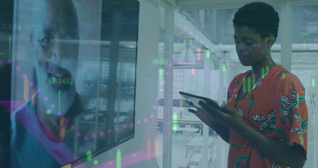 Digital Interface and Business Analysis in Modern Office Environment