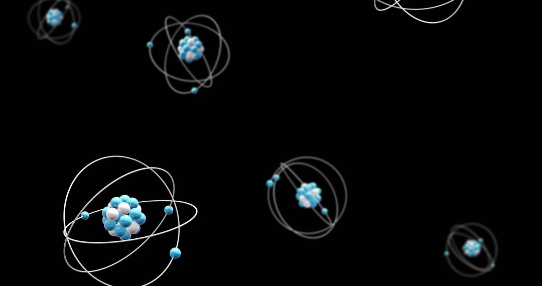 Atoms Spinning Shows Scientific Concepts of Data Connectivity - Free Images, Stock Photos and Pictures on Pikwizard.com