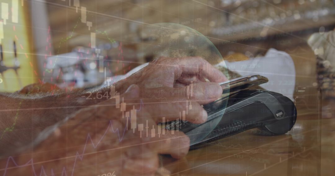 Financial Data Overlaid on Mobile Payment Interaction