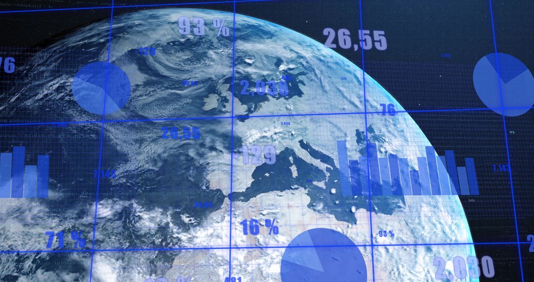 Earth with Data Visualizations: Global Analytics and Technology Insights