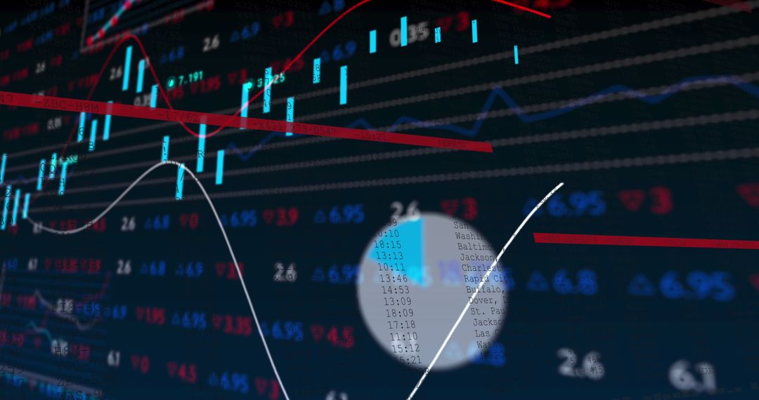 Dynamic Stock Market Data Analysis on Digital Background
