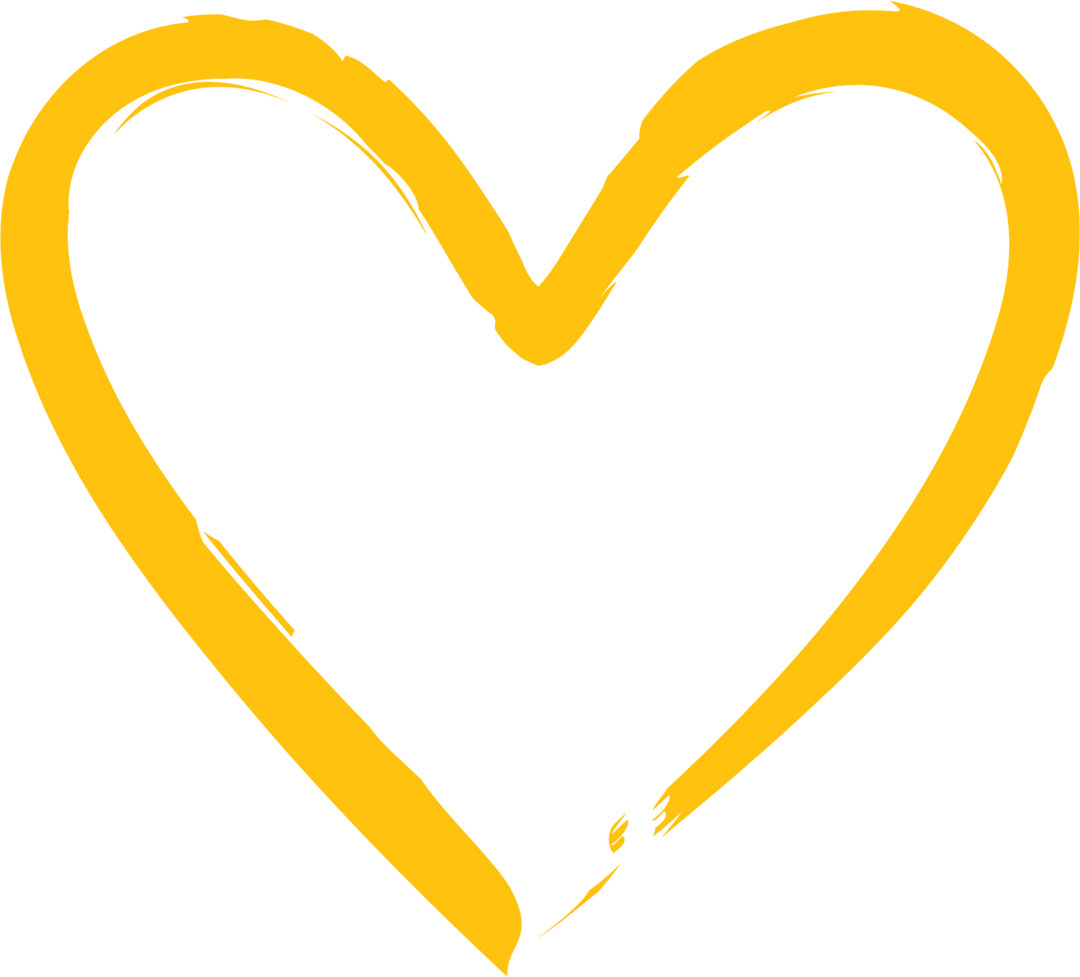 Yellow Heart Illustration on Transparent Background Symbolizes Love - Download Free Stock Images Pikwizard.com