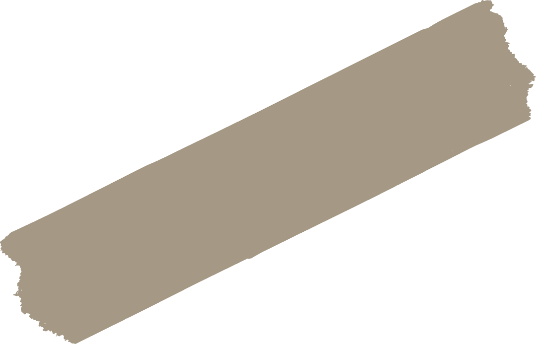 Torn Beige Masking Tape on Transparent Background