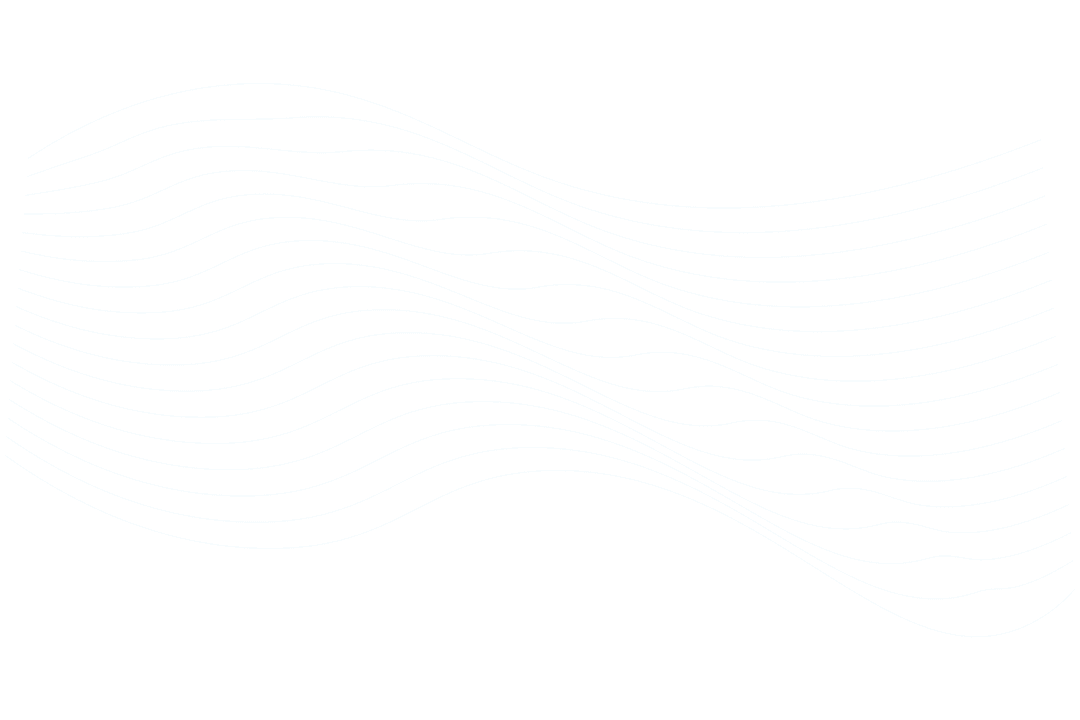 Transparent Blue Wavy Line Pattern on Clear Background