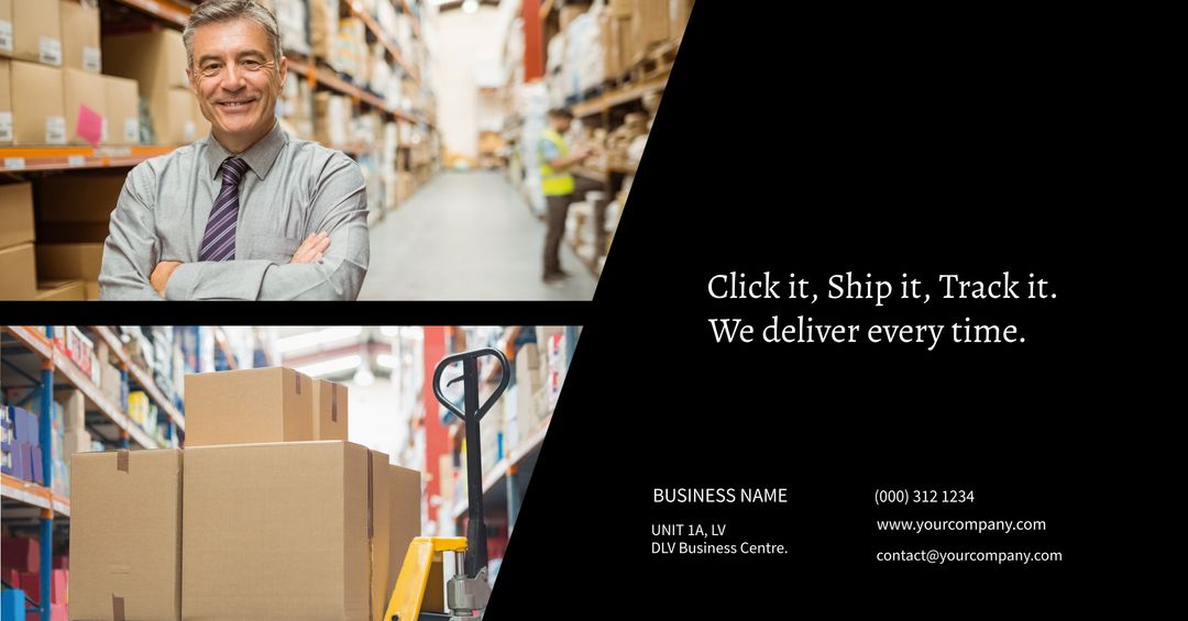 Warehouse Manager Promoting Reliable Shipping Logistics