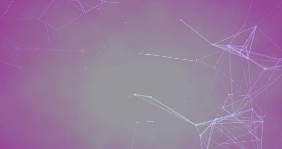 Abstract Plexus Lines on Pink Gradient Background