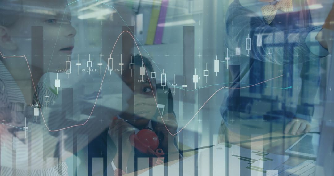 Children Interacting with Digital Interface in Futuristic Classroom