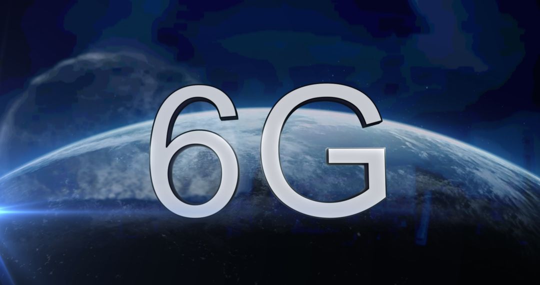 Futuristic 6G Technology Over Digital Globe