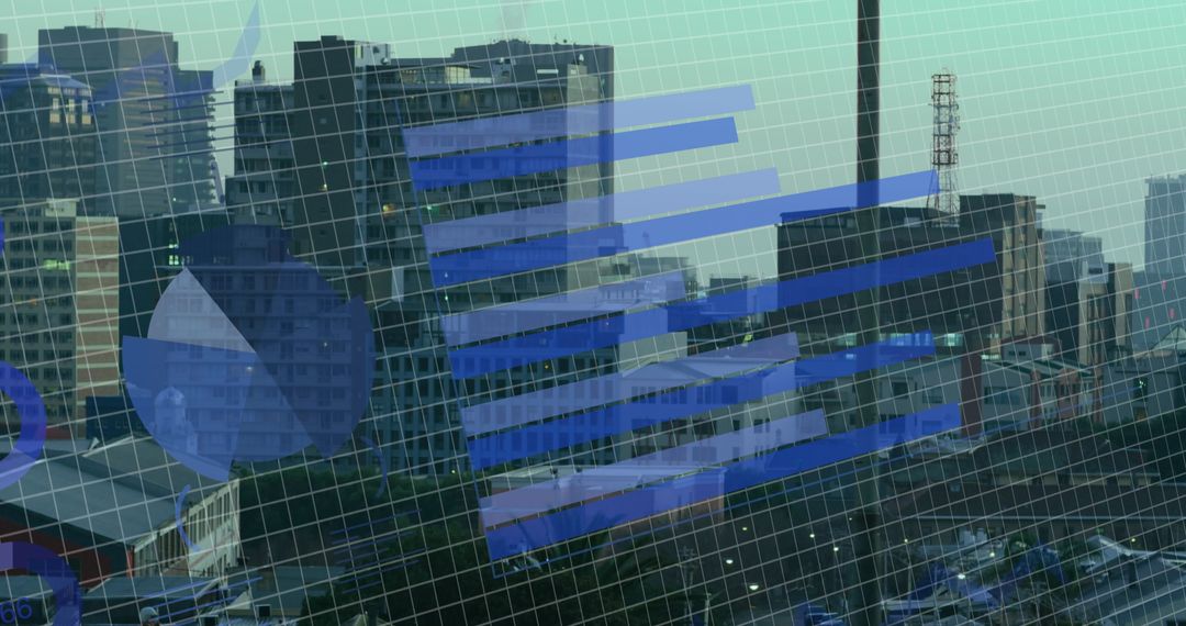 Digital Data Integration in Urban Environment Concept