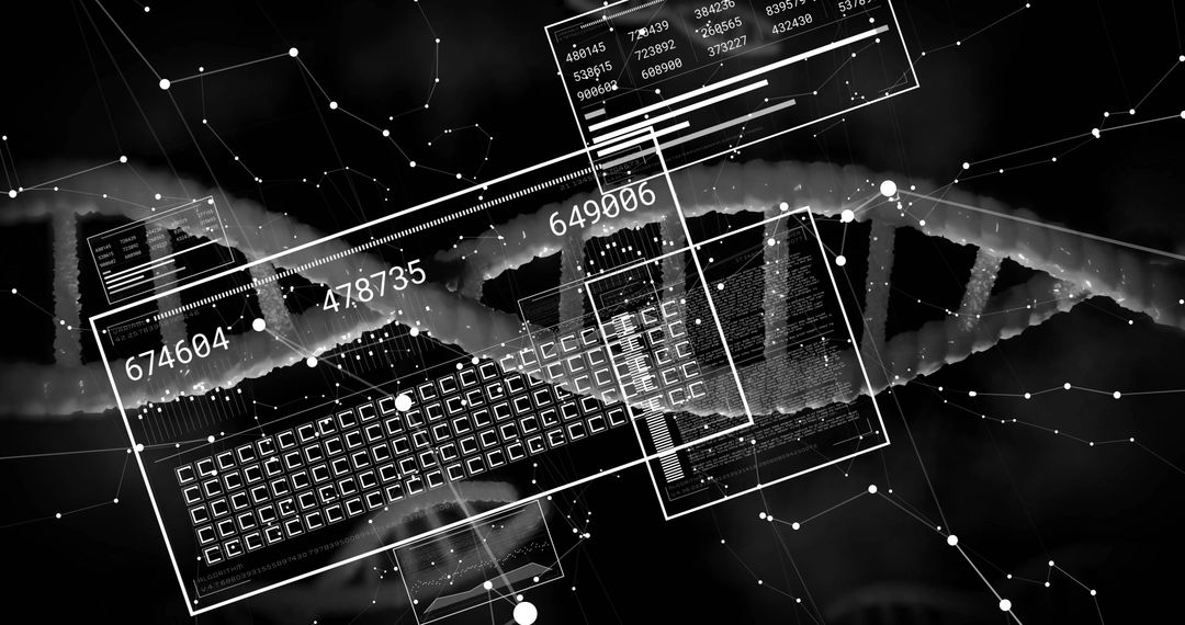 Futuristic Integration of DNA and Digital Technology Concepts