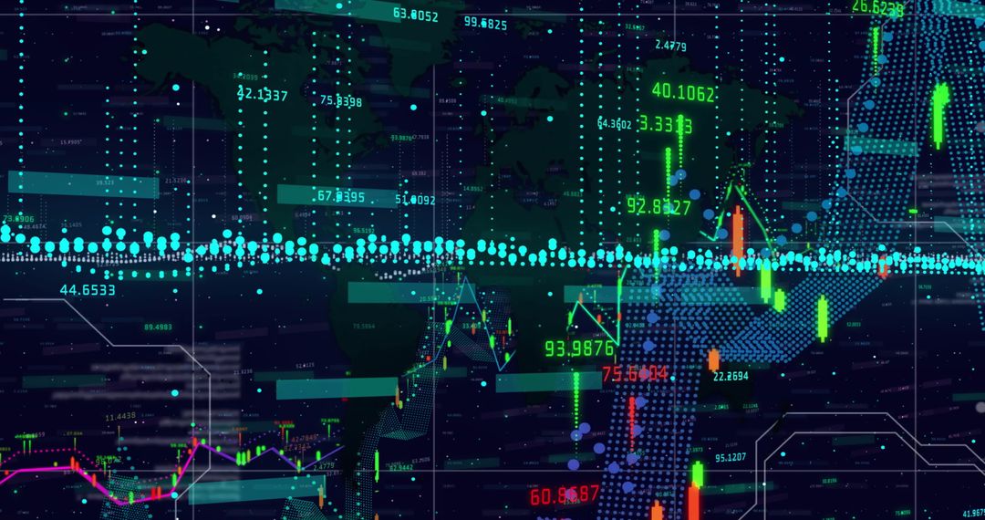 Digital Visualization of Global Financial Data and Stock Market Trends
