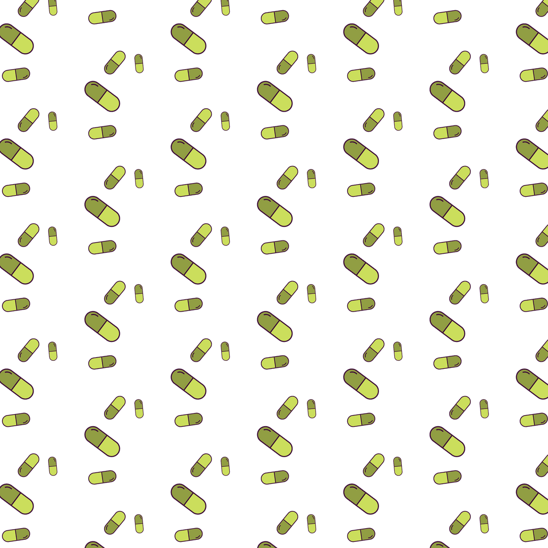 Green Capsules Simple Pattern on Transparent Background - Download Free Stock Images Pikwizard.com