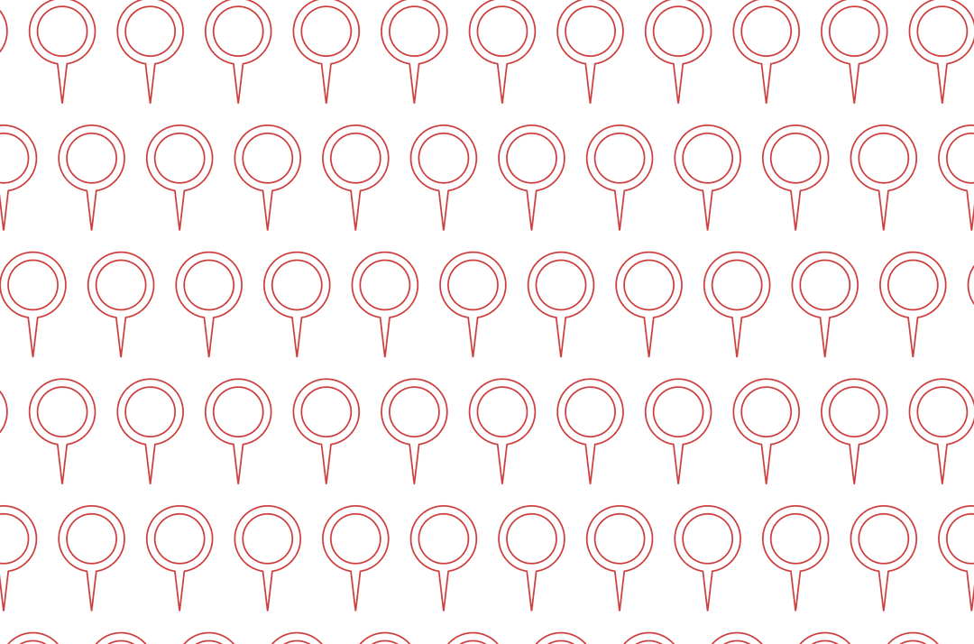 Red Tags Pattern on Transparent Background