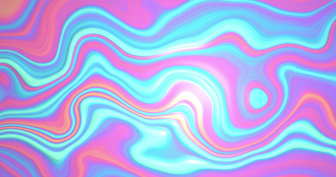 Vibrant Abstract Fluid Pattern in Pastel Tones