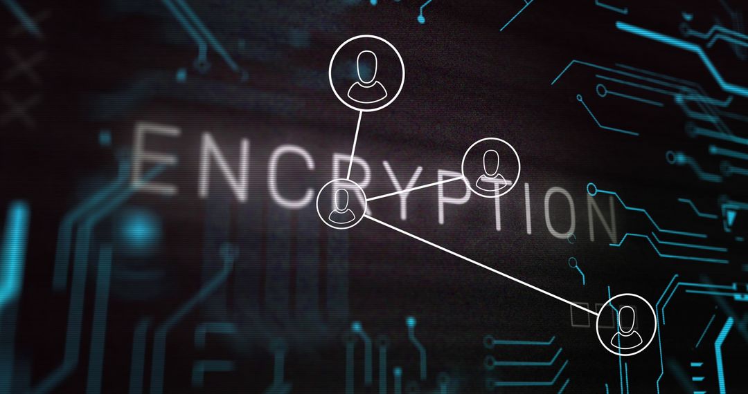 Digital Encryption and Network Security Concept
