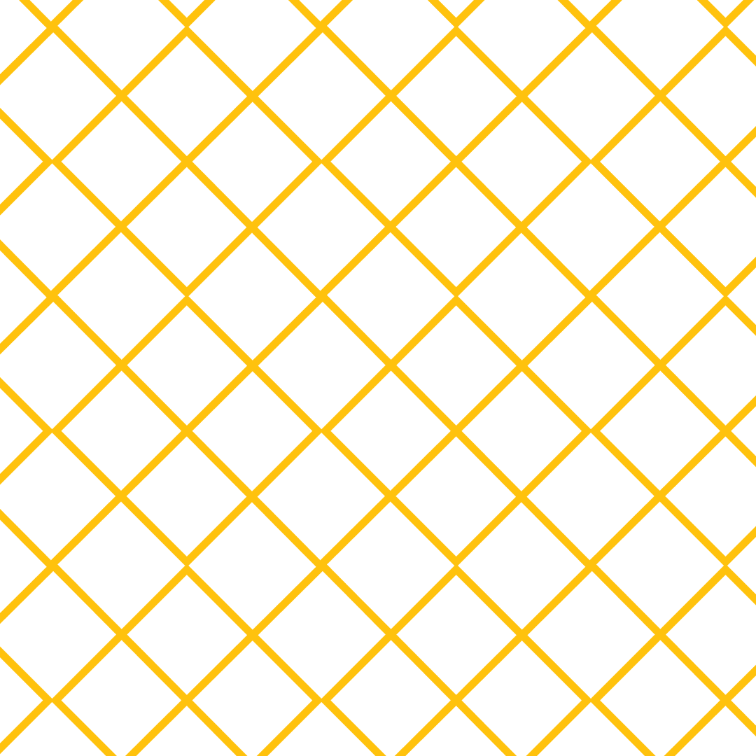 Seamless yellow grid pattern on transparent background for versatile design use