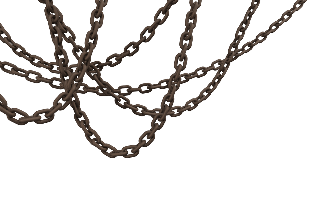 Transparent Linked Chains with 3D Effect - Download Free Stock Images Pikwizard.com
