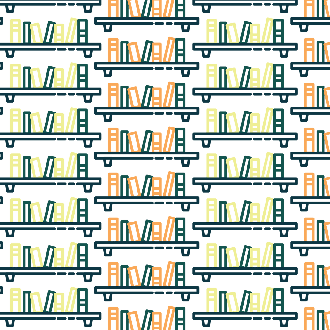 Seamless Transparent Bookshelf Pattern with Books - Download Free Stock Images Pikwizard.com