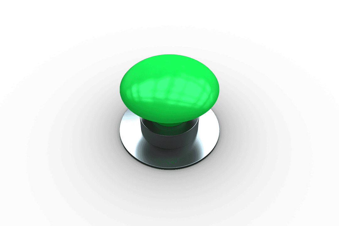 Green Shiny Button on Transparent Background for UI Design - Download Free Stock Images Pikwizard.com