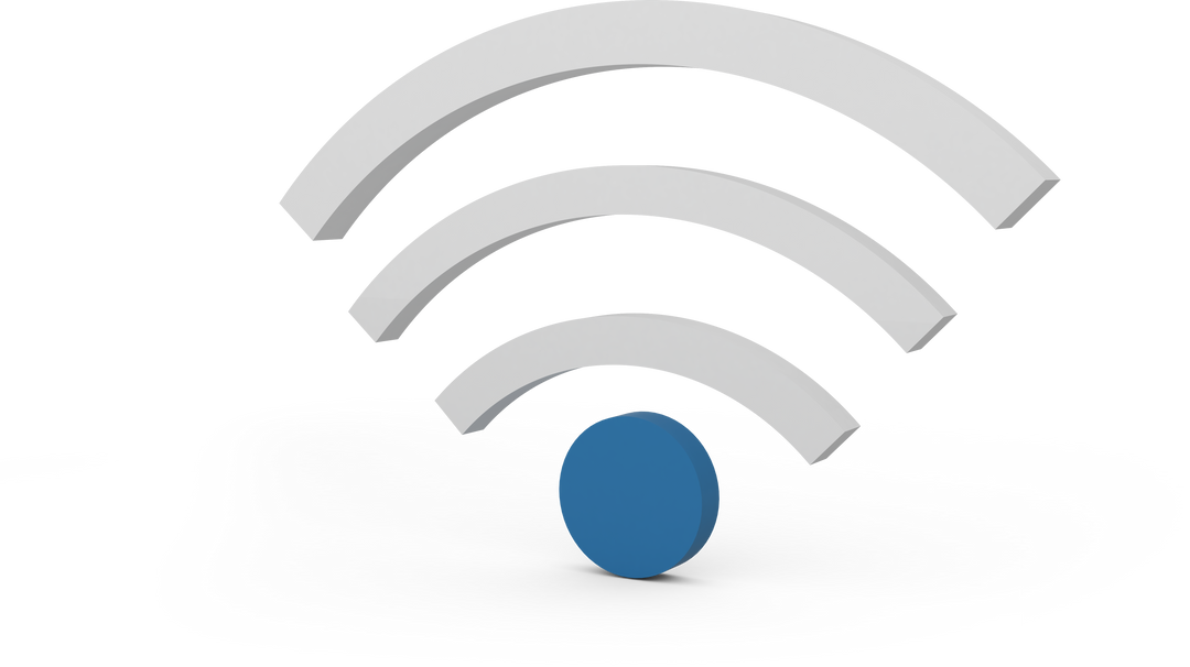 Wi-Fi Symbol On Transparent Background - Download Free Stock Images Pikwizard.com