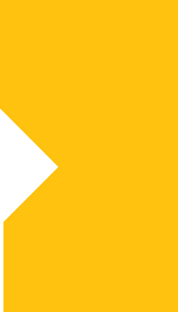 Yellow Geometric Shape with Transparent Background Design