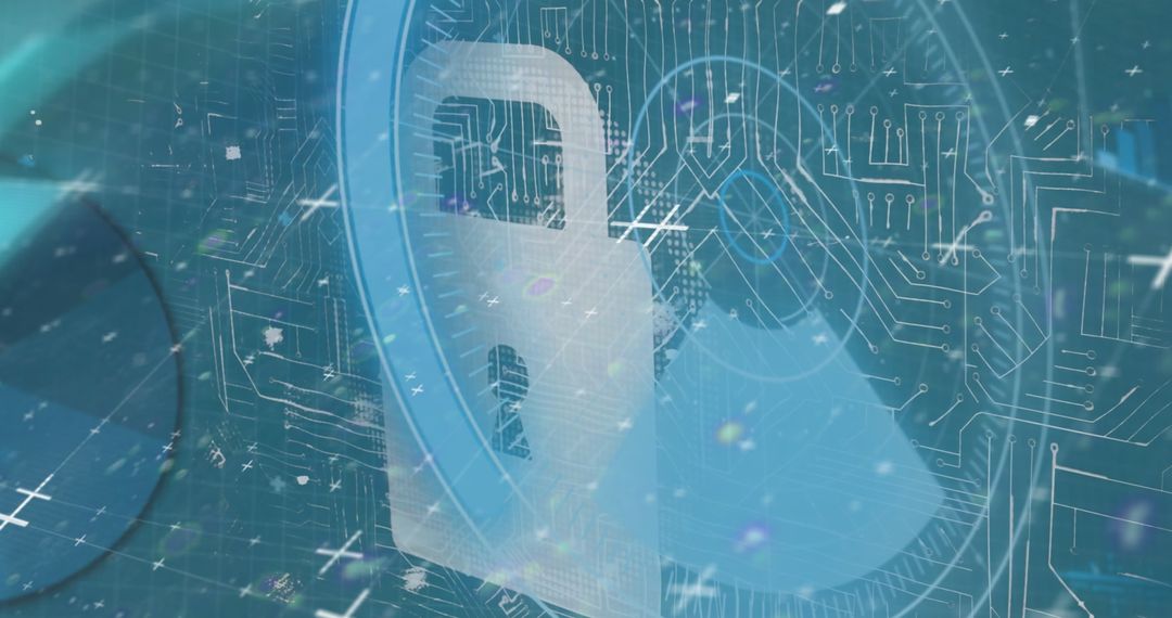 Digital Security Lock Insight and Data Analysis Concept
