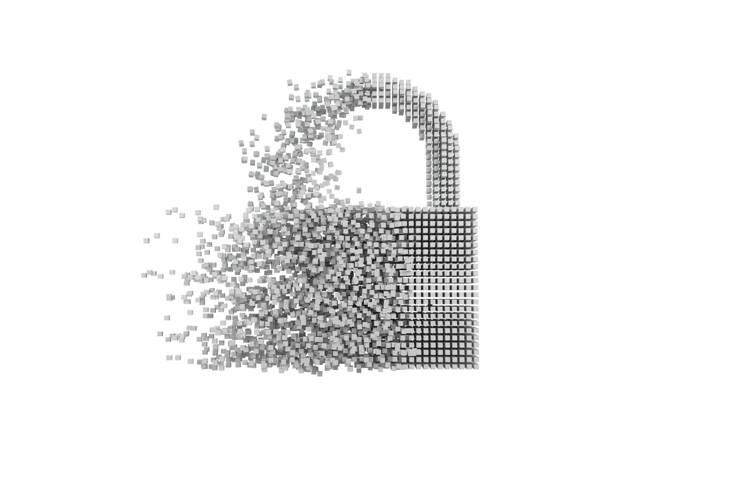 Pixelated Padlock Illustration on Transparent Background Depicting Digital Security Concept - Download Free Stock Images Pikwizard.com