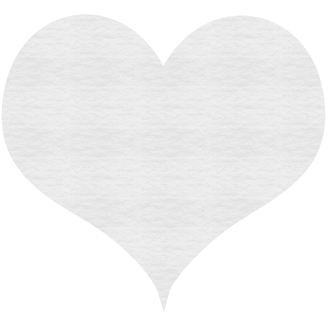 White Transparent Heart with Copy Space on Romantic Background