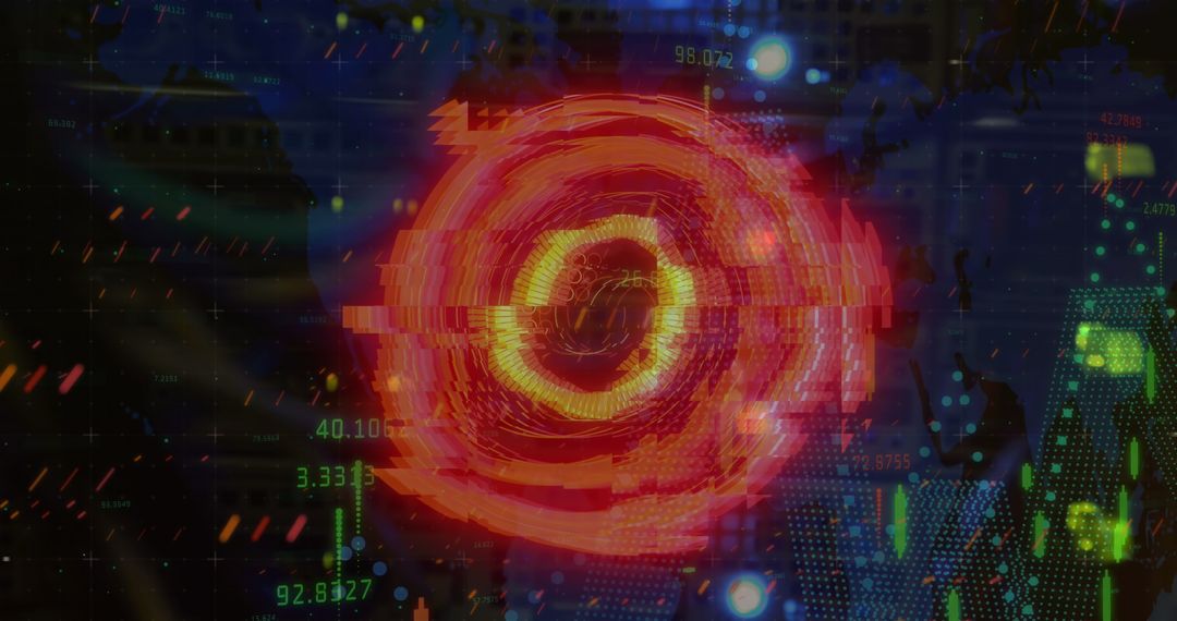 Data Processing with Digital Interface Overlay on Cables