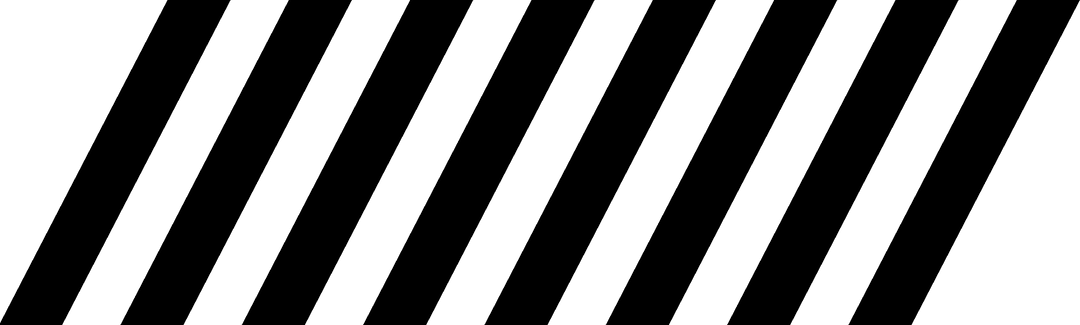 Abstract Black Stripes on Transparent Background Vector