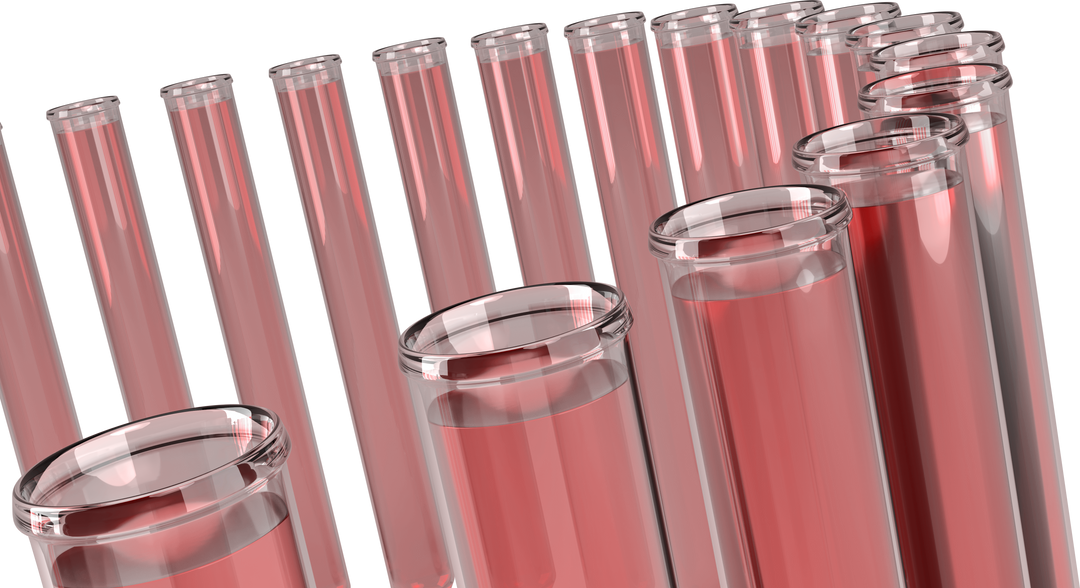 Transparent Test Tubes with Red Liquid Isolated on White Background - Download Free Stock Images Pikwizard.com