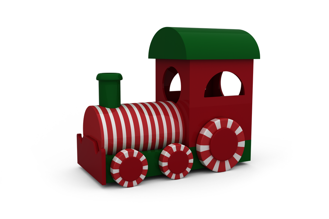 Red Toy Locomotive on Transparent Background Isolated Illustration - Download Free Stock Images Pikwizard.com