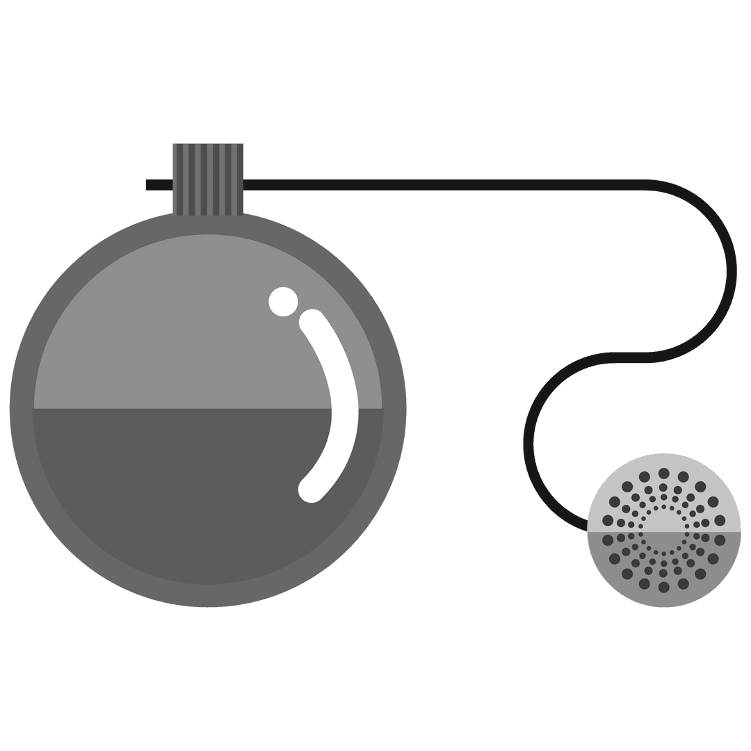 Transparent Perfume Bottle with Pump on Clear Background