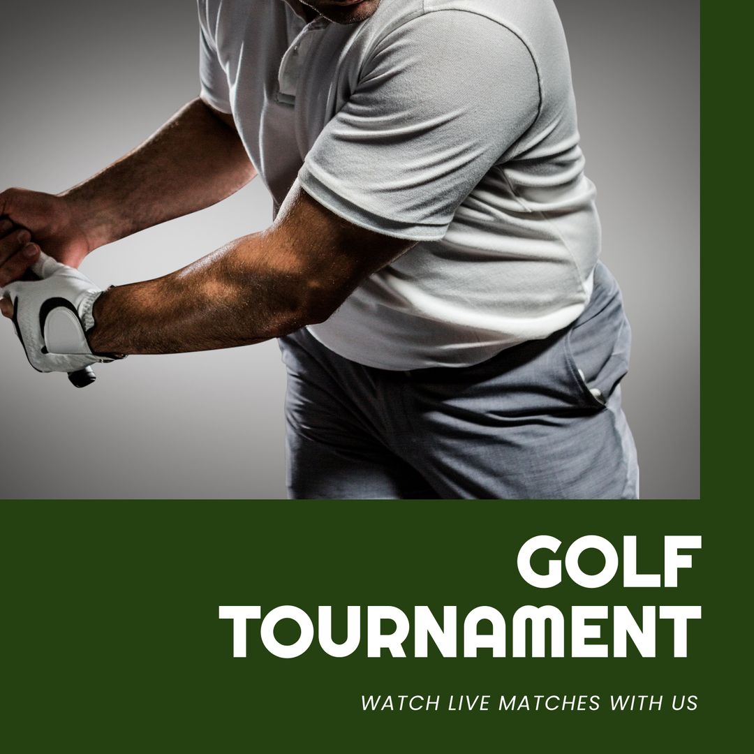 Dynamic Invitation for Upcoming Golf Tournament Event