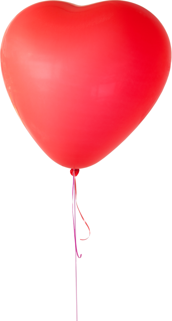 Red Transparent Heart Shaped Balloon Suspended by Purple Strings - Download Free Stock Images Pikwizard.com