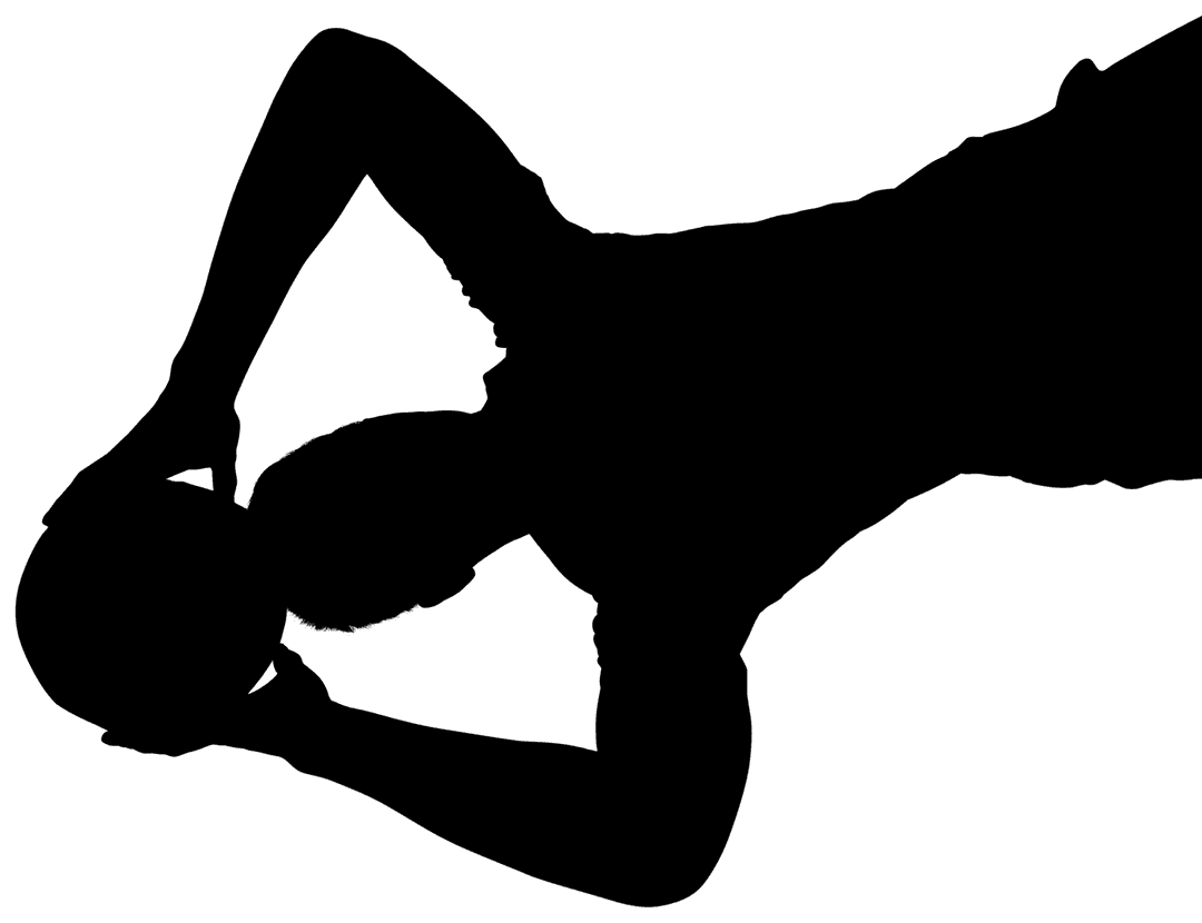 Silhouette of Man Holding Ball Vector Transparent Design