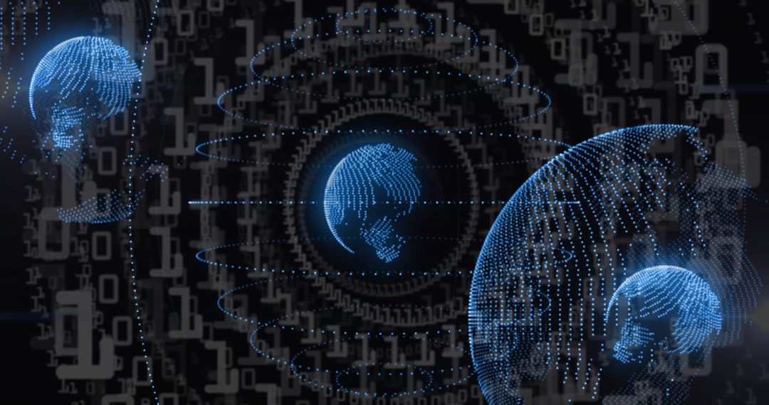 Abstract Virtual Global Network with Digital Binary Code