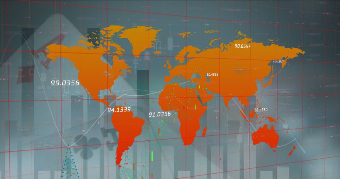 Global Data Analytics Overlaid on Virtual Poker Background